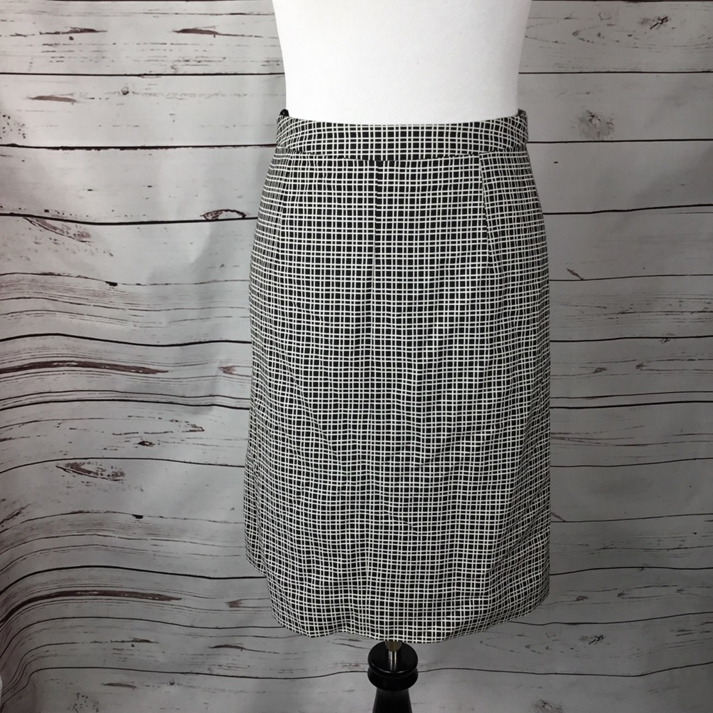 Banana‎ Republic Black & White Pencil Skirt Size 2 Office Career Capsule